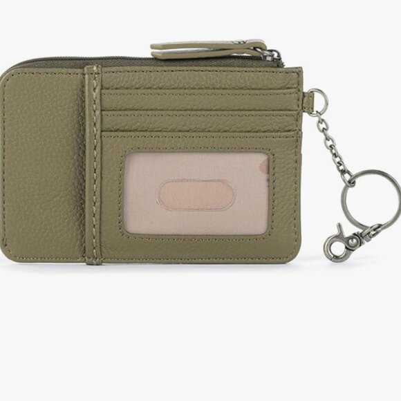 NWT The Sak Women's Iris Slotted Card Wallet Loden Olive Green - Picture 3 of 3